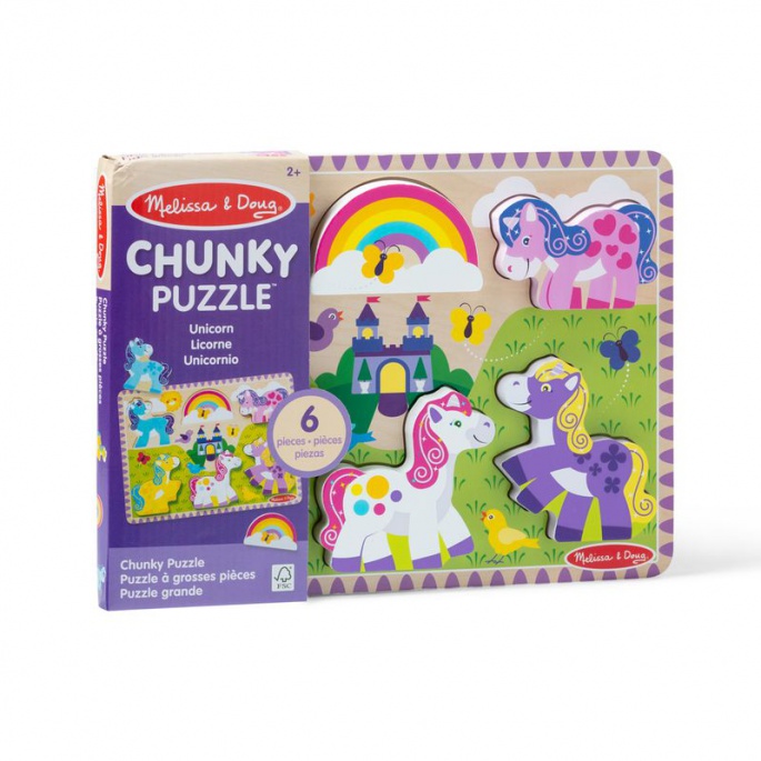 Melissa & Doug drvene slagalice s jednorozima