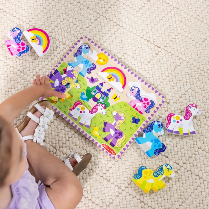 Melissa & Doug drvene slagalice s jednorozima