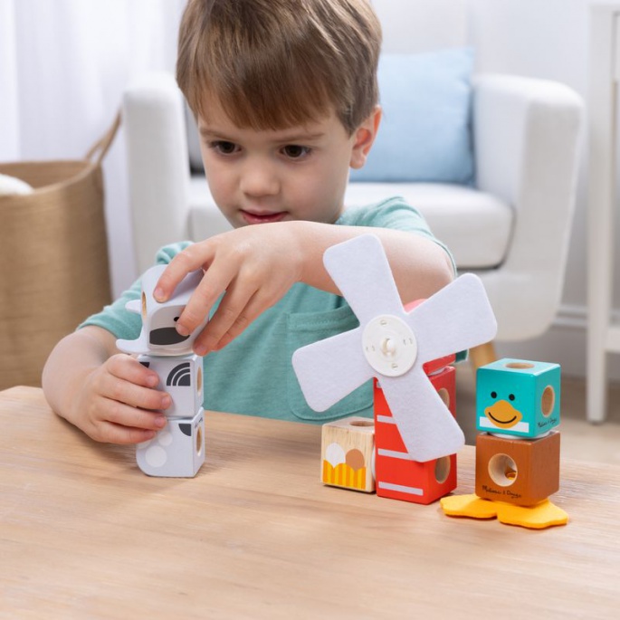 Melissa & Doug Blockables set za gradnju farme