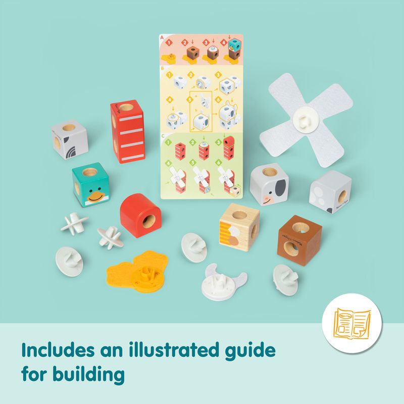 Melissa & Doug Blockables set za gradnju farme