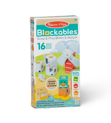 Melissa & Doug Blockables set za gradnju farme