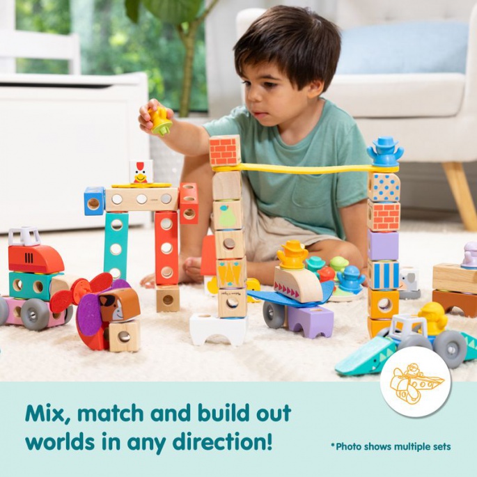 Melissa & Doug Blockables Safari građevinski set za igru