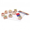 Melissa & Doug drveni pečati s perivim bojama Dinosauri