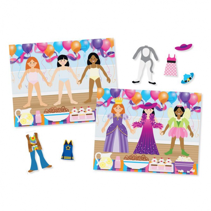 Melissa & Doug naljepnice za višekratnu upotrebu s podlogom - oblačenje