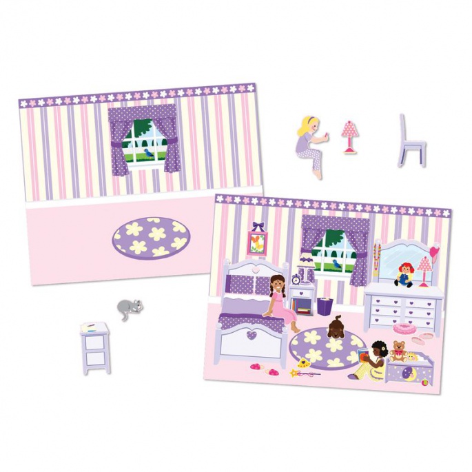 Melissa & Doug naljepnice koje se mogu višestruko koristiti s podlogom - kuća