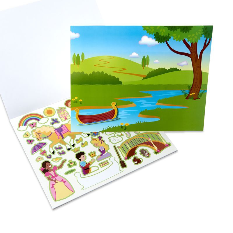 Melissa & Doug naljepnice za višekratnu uporabu s podlogom - dvorac