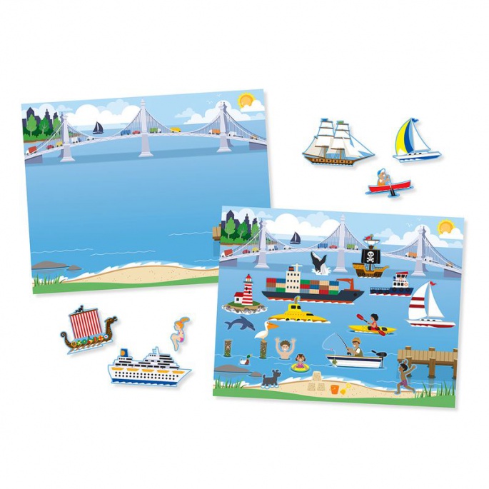 Melissa & Doug naljepnice za višekratnu upotrebu s podlogom - prijevozna sredstva