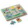 Melissa & Doug drvena slagalica sa zvučnim efektima životinje iz ZOO