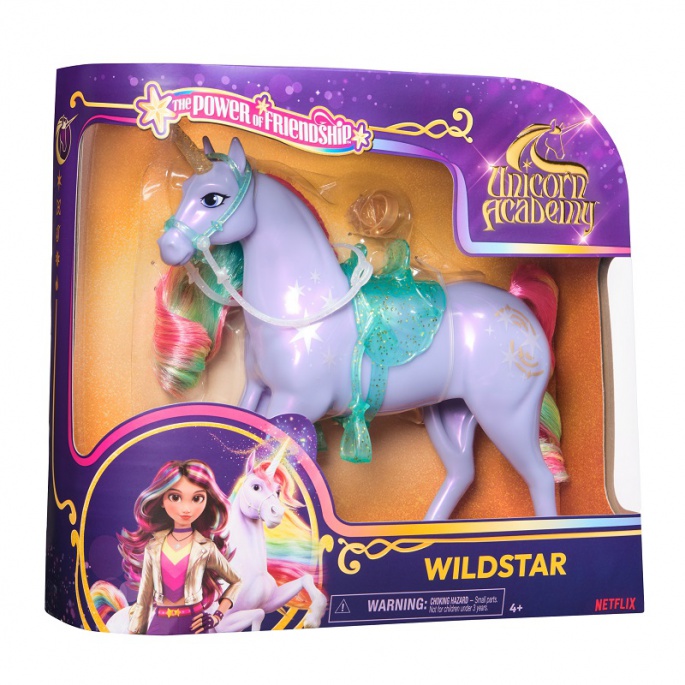 Povoljan set: Unicorn Academy češljajući jednorog Wildstar 24 cm + ogrlica s prstenom