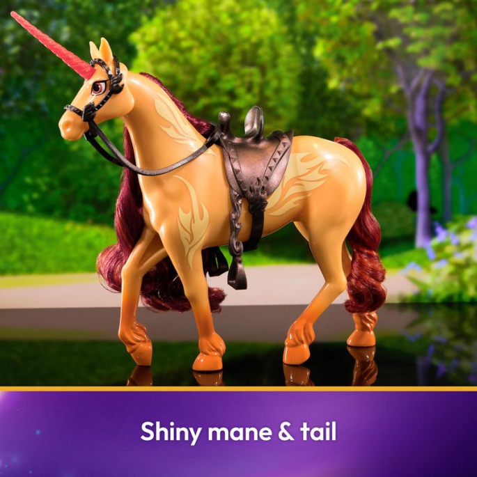 Povoljan set: Unicorn Academy češljanje jednoroga Cinder 24 cm + ogrlica s prstenom