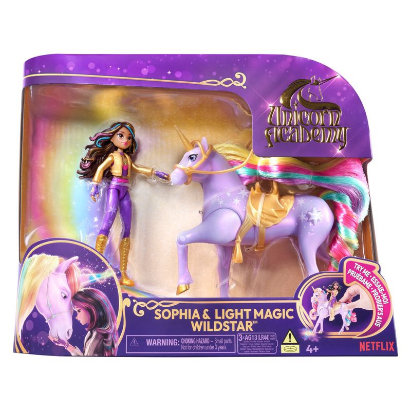 Povoljni set: Akademija za jednoroge Sophia & Wildstar 11 cm + ogrlica s prstenom