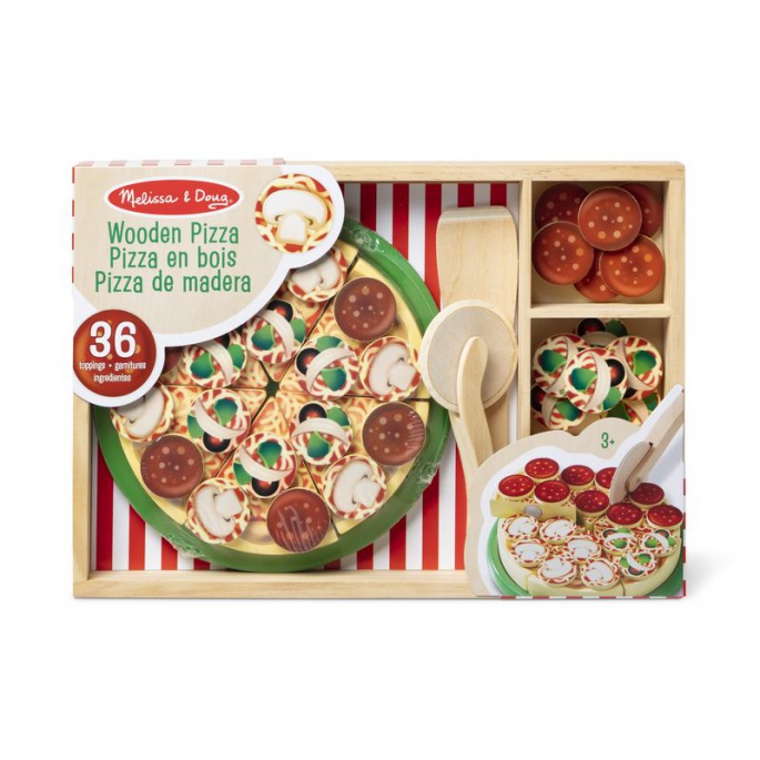 AKCIJA: Melissa & Doug pizza party set + Water WOW čarolija vodom bajke BESPLATNO
