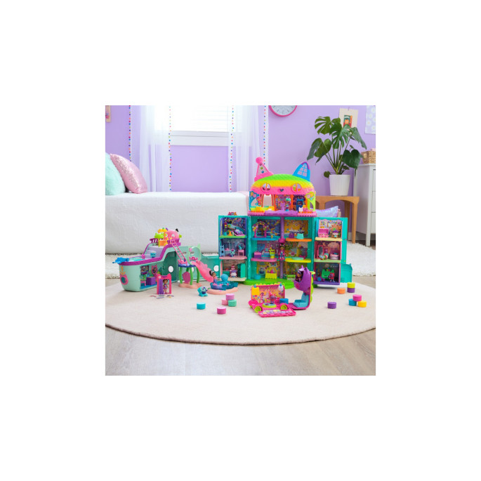 Povoljni set: Gabby’s Dollhouse velika kuća za zabavu + kupaonica za veliku kuću
