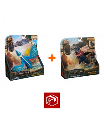 Povoljan set: Kako izdresirati zmaja Noder Smrtonosni koji ispaljuje strelice + Gronckle i Ribonog