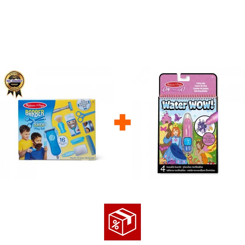 AKCIJA: Melissa & Doug igra brijač + Water WOW čarolija vodom bajke BESPLATNO