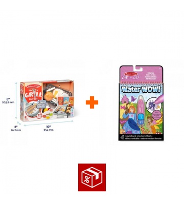 PROMOCIJA: Melissa & Doug Water WOW čarolija vodom roštiljanje + čarolija vodom bajke BESPLATNO