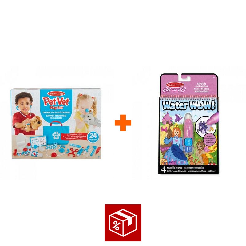 AKCIJA: Melissa & Doug Veterinarska igra + WOW čarolija vodom bajke BESPLATNO