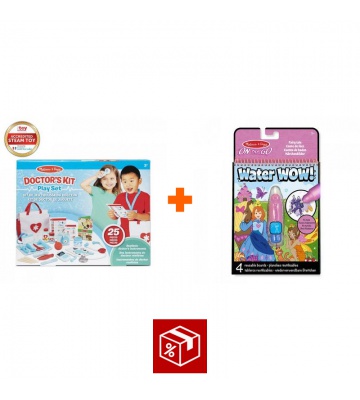 AKCIJA: Melissa & Doug igra doktora + WOW vodeno čarobne priče GRATIS