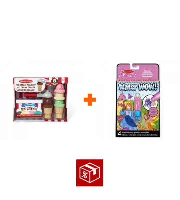 AKCIJA: Melissa & Doug set za sladoled + Water WOW čarolije s vodom bajke BESPLATNO
