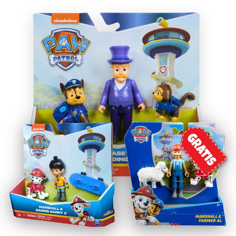 AKCIJA: Paw Patrol Humdinger i Chase + Danny X i Marshall + Marshal i farmer Al BESPLATNO