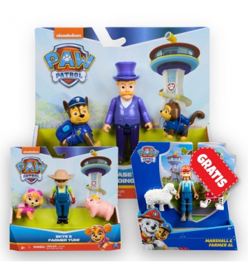 AKCIJA: Paw Patrol Humdinger i Chase + Yumi i Skye + Marshal i farmer Al BESPLATNO