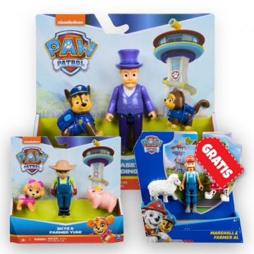 AKCIJA: Paw Patrol Humdinger i Chase + Yumi i Skye + Marshal i farmer Al BESPLATNO