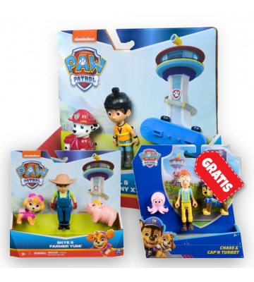 AKCIJA: Paw Patrol Danny X i Marshall + Yumi i Skye + Chase i kapetan Turbot BESPLATNO