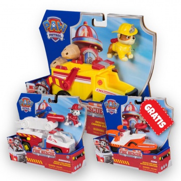 AKCIJA: Paw Patrol Fire Rescue vozila Rubble + Marshall + Zuma BESPLATNO