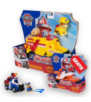 AKCIJA: Paw Patrol Fire Rescue vozila Rubble + Chase + Zuma BESPLATNO
