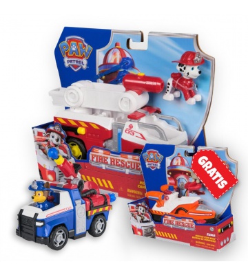 AKCIJA: Paw Patrol Fire Rescue vozila Marshall + Chase + Zuma GRATIS