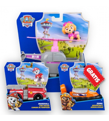 AKCIJA: Paw Patrol osnovna vozila Skye + Marshall + Zuma BESPLATNO