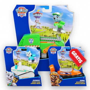 AKCIJA: Paw Patrol osnovna vozila Rocky + Everest + Zuma BESPLATNO
