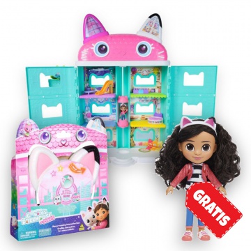 AKCIJA: Gabby’s Dollhouse veliki kućni film + uši s efektima + lutka za češljanje BESPLATNO