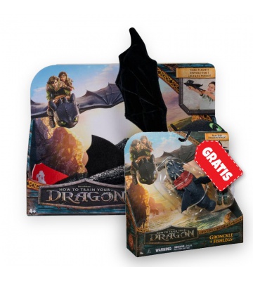 Povoljan set: Kako izdresirati zmaja plišanac Bezubica koji grli + Gronckle i Ribonog