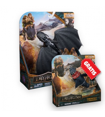 Povoljni komplet: Kako izdresirati zmaja Bezubica izdaje zvukove + Gronckle i Ribonog