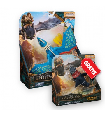 Povoljan set: Kako izdresirati zmaja Noder Smrtonosni koji ispaljuje strelice + Gronckle i Ribonog