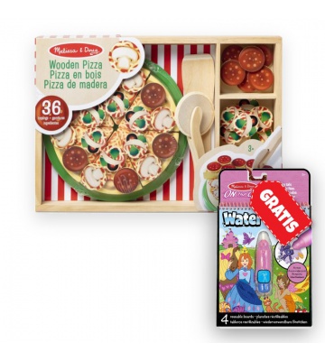 AKCIJA: Melissa & Doug pizza party set + Water WOW čarolija vodom bajke BESPLATNO