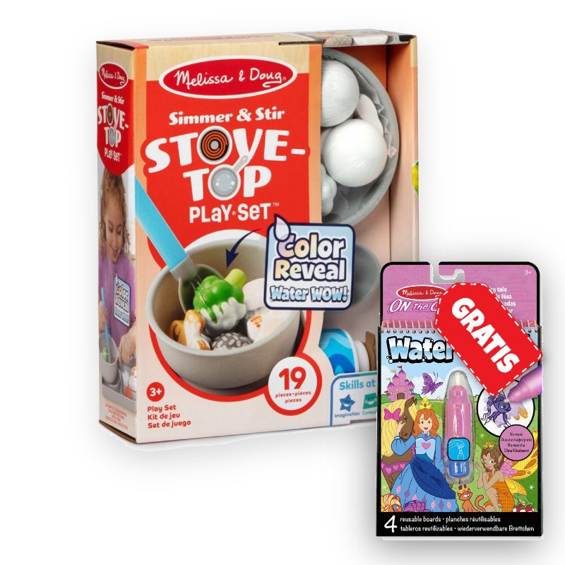 AKCIJA: Melissa & Doug Water WOW čarolija s vodom prženja + čarolija s vodom bajke BESPLATNO