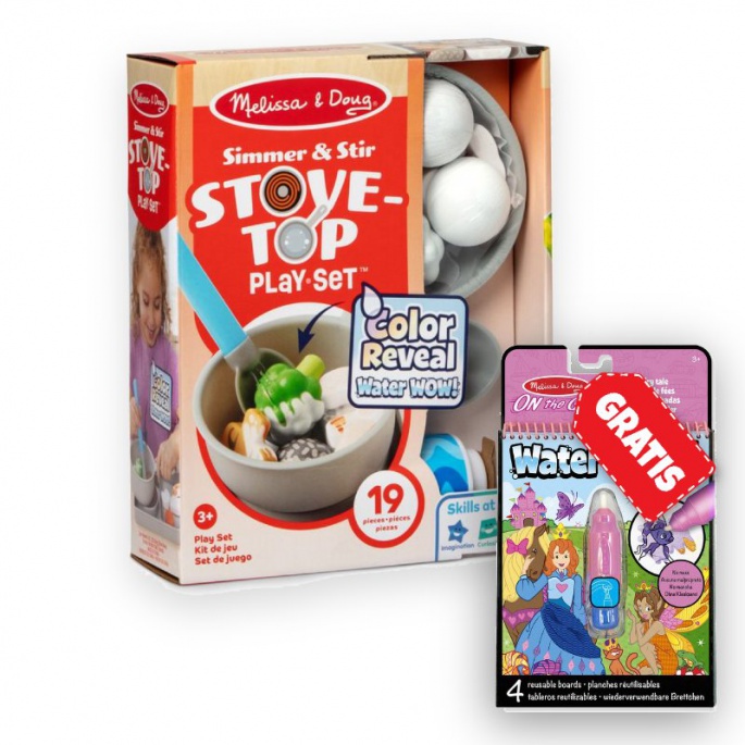 AKCIJA: Melissa & Doug Water WOW čarolija s vodom prženja + čarolija s vodom bajke BESPLATNO