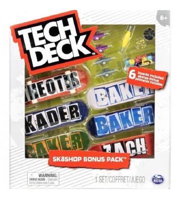 Tech Deck skateshop 6 kom s priborom Baker
