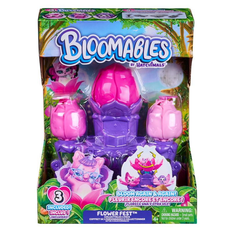 Hatchimals Bloomables cvjetni igraći set 3 figure