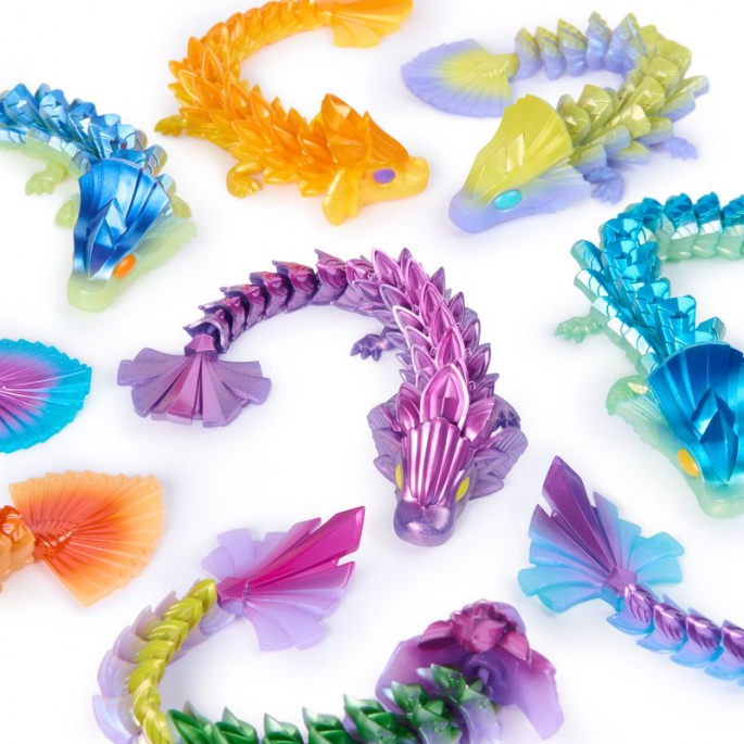 CrystaLynx Dragons fleksibilni Zmaj 22 cm