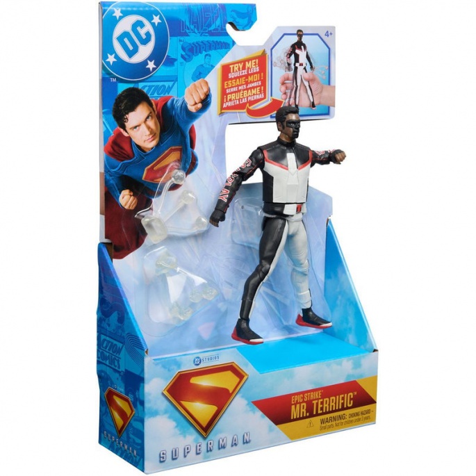 Superman filmska figurica Mr. Terrific 15 cm s akcijskim pokretom