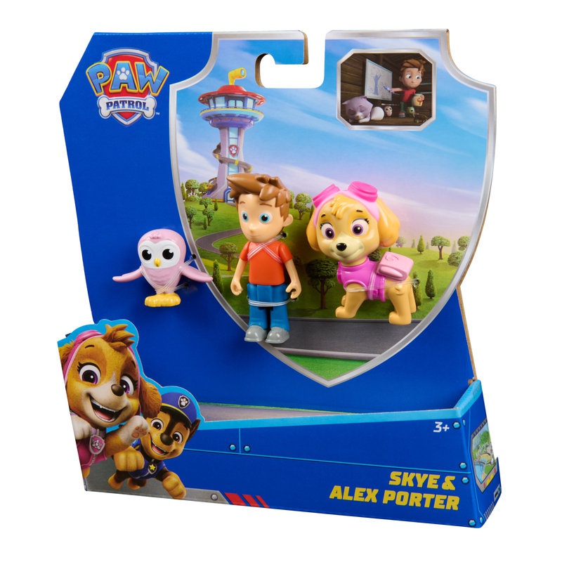 Psići u ophodnji set figura Skye i Alex Porter