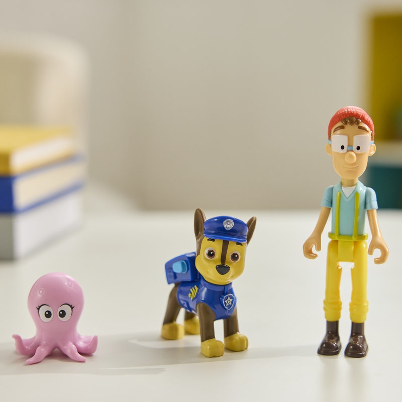 Psići u ophodnji set figura Chase i Kapetan Turbot