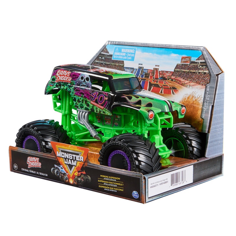 Monster Jam Grave Digger metalni Monster Truck 1:24
