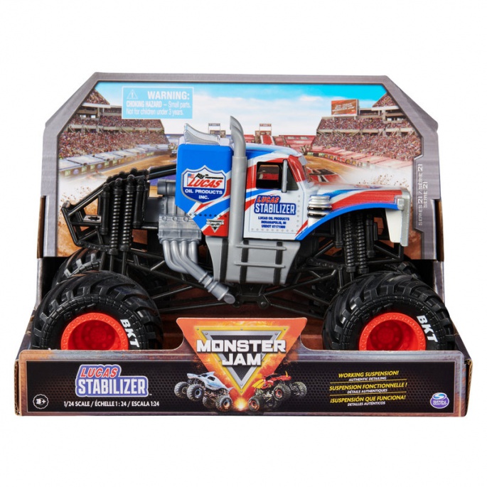Monster Jam Lucas Stabilizer metalni Monster Truck 1:24