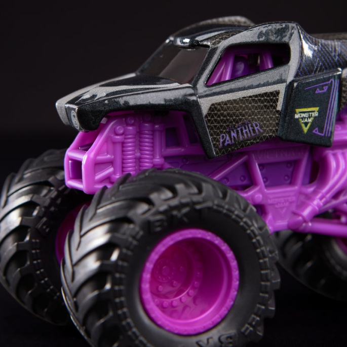 Monster Jam Marvel Black Panther kolekcionarski Monster Truck 1:64