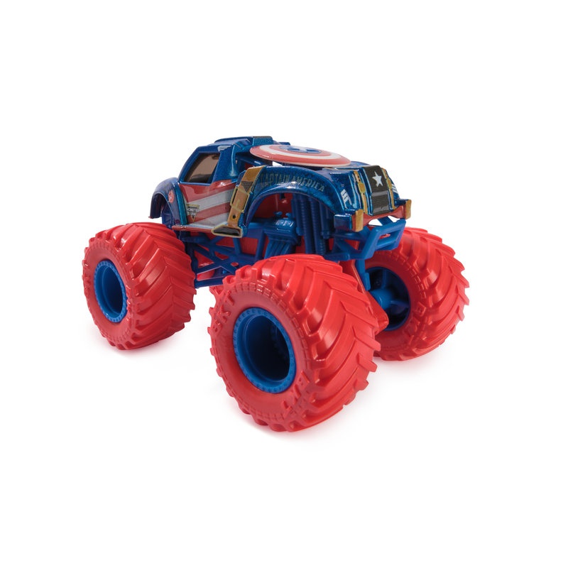 Monster Jam Marvel Captain America kolekcionarski Monster Truck 1:64