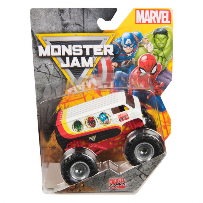 Monster Jam Marvel Comics kolekcionarski Monster Truck 1:64